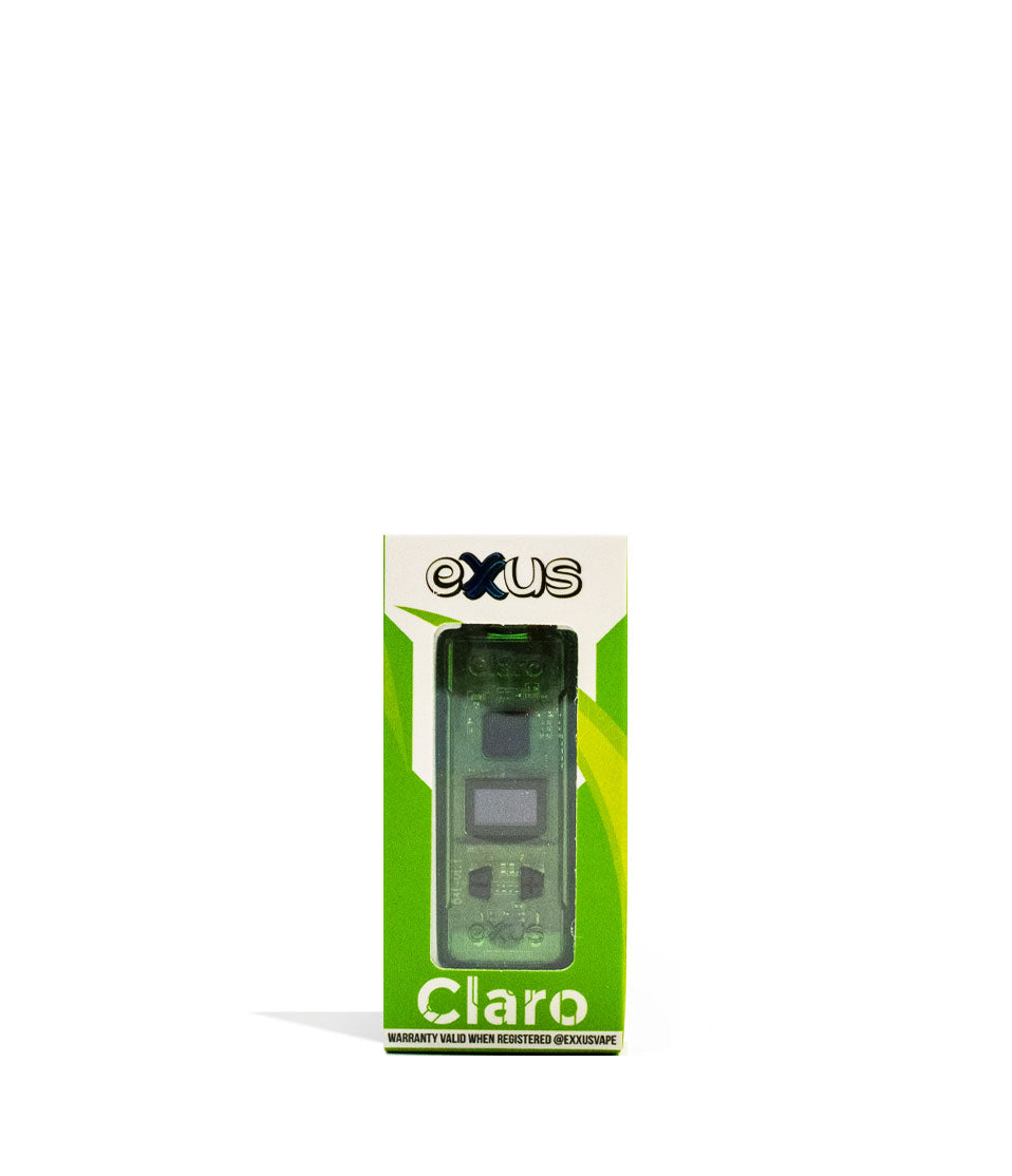 Exxus Vape Claro Cartridge Vaporizer Green packaging on white background