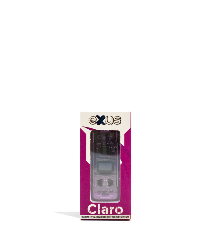 Exxus Vape Claro Cartridge Vaporizer Purple packaging on white background