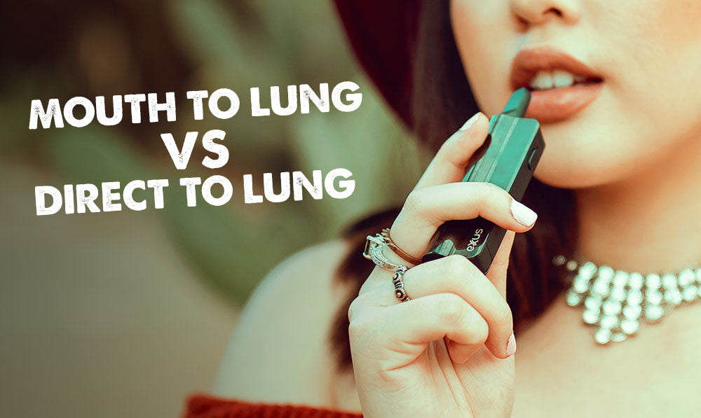 Different Techniques for Inhaling Vape: Mouth to Lung (MTL) vs. Direct to Lung (DTL) blog banner