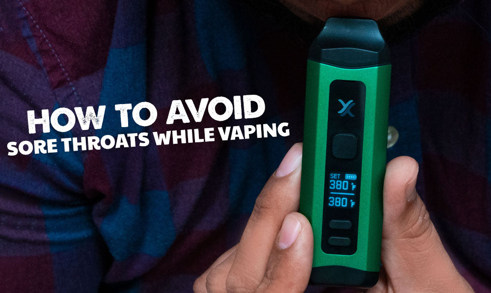 How to Avoid Sore Throats While Vaping with Exxus Mini Plus in hand