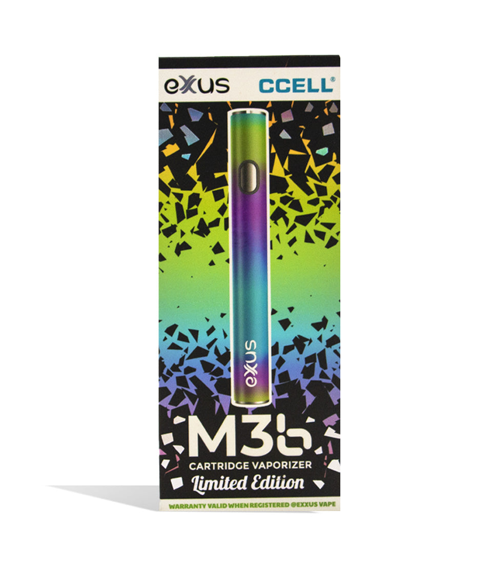 Full Color Exxus Vape M3B Cartridge Vaporizer packaging on white background