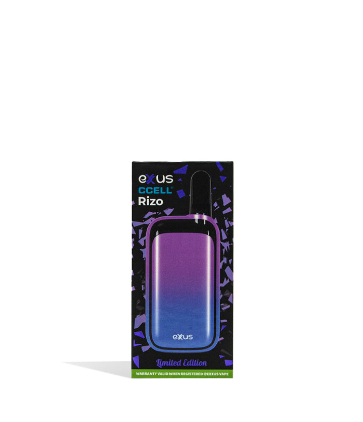 Nebula Exxus Vape Rizo Cartridge Vaporizer packaging on White Background
