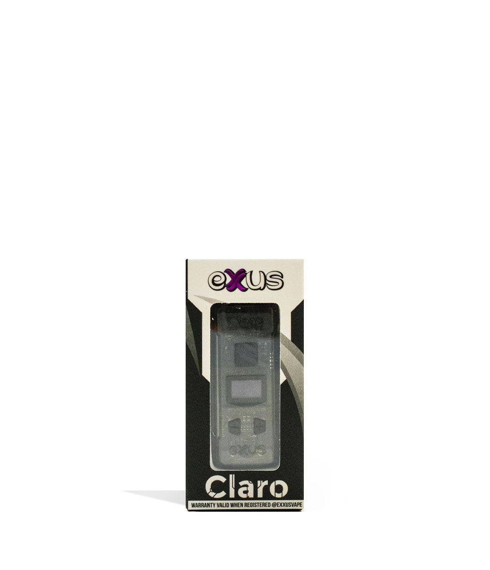 Exxus Vape Claro Cartridge Vaporizer black packaging on white background