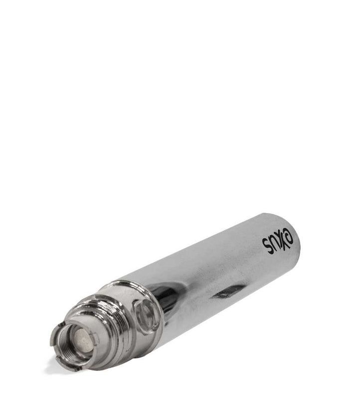 Silver Exxus Vape 900 Cartridge Vaporizer Top View on White Background