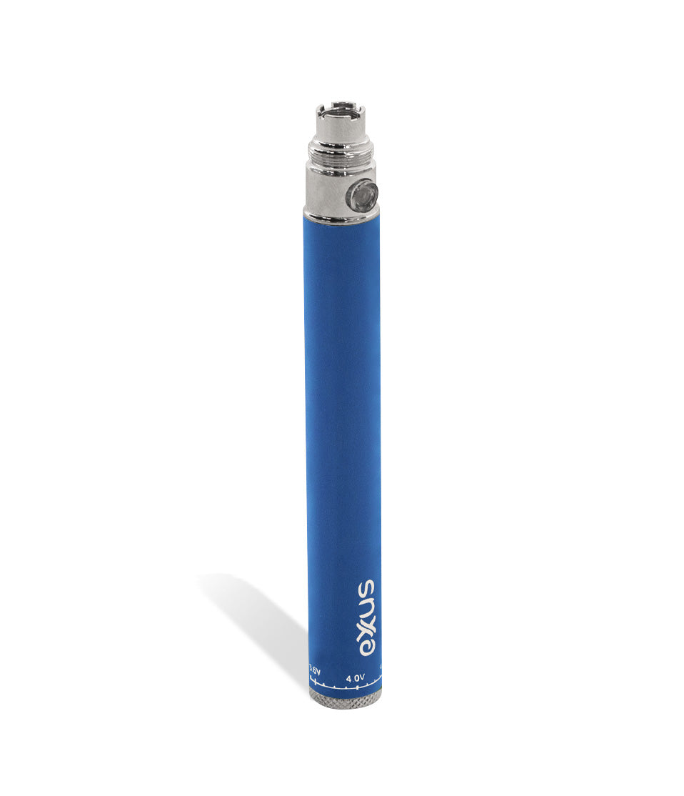 Cosmic Blue Exxus Vape 1100 Cartridge Vaporizer Above View on White Background