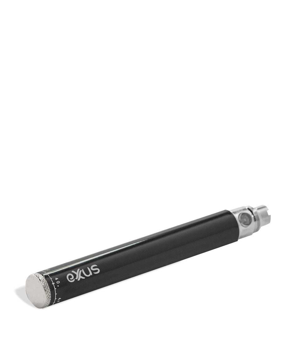 Cosmic Black Exxus Vape 1100 Cartridge Vaporizer Bottom View on White Background