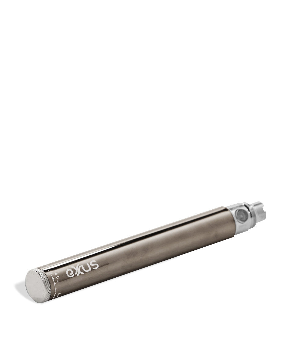 Gunmetal Exxus Vape 1100 Cartridge Vaporizer Bottom View on White Background