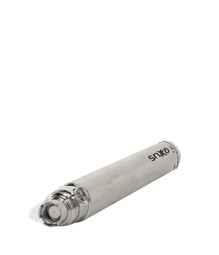 Silver Exxus Vape 1100 Cartridge Vaporizer Top View on White Background