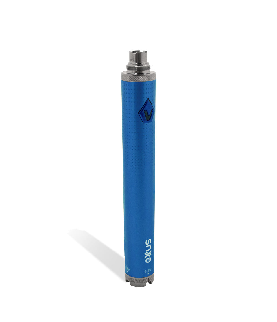 Cosmic Blue Exxus Vape 1600 Cartridge Vaporizer Above View on White Background