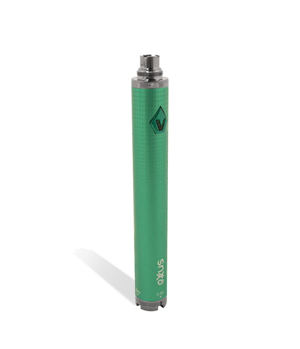 Cosmic Green Exxus Vape 1600 Cartridge Vaporizer Above View on White Background