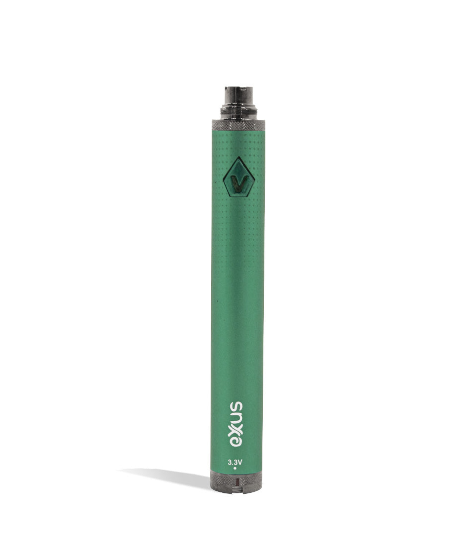 Cosmic Green Exxus Vape 1600 Cartridge Vaporizer Front View on White Background