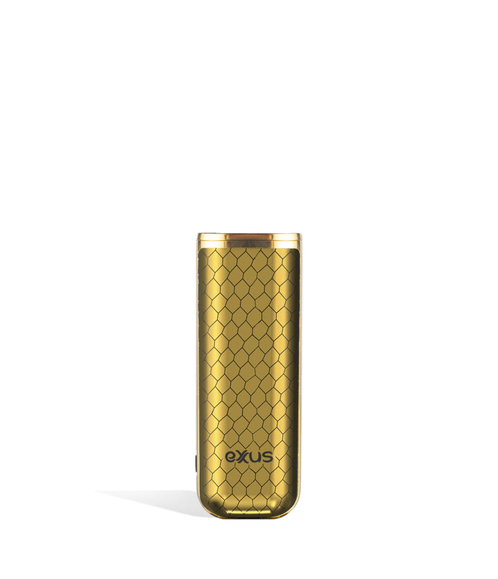 Gold Cobra front view Exxus Vape MiNovo Cartridge Vaporizer on white background