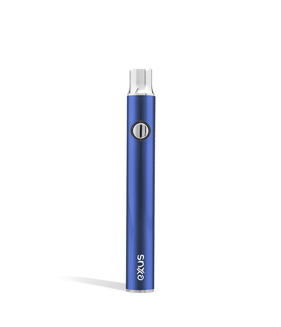 Cosmic Blue front view Exxus Vape Plus VV Cartridge Vaporizer on white background