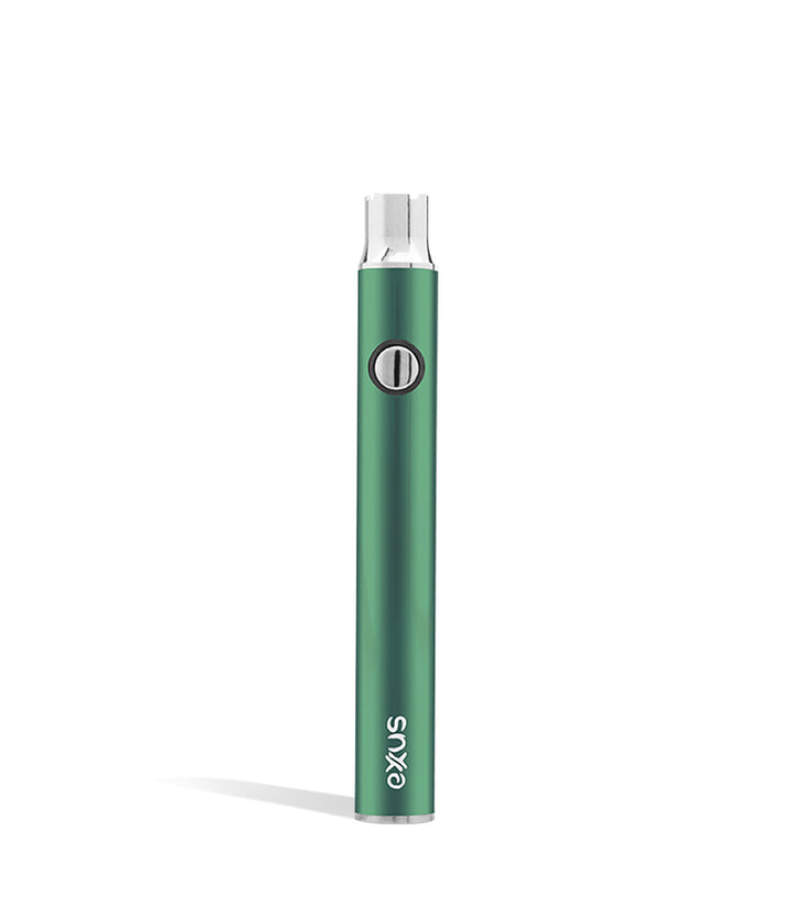 Cosmic Green front view Exxus Vape Plus VV Cartridge Vaporizer on white background