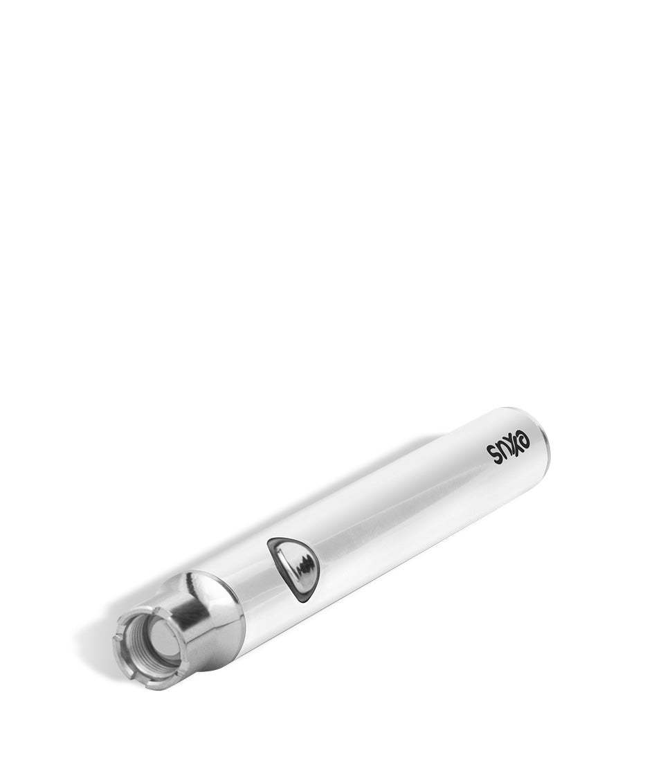 Pearl top view Exxus Vape Plus VV Cartridge Vaporizer on white background