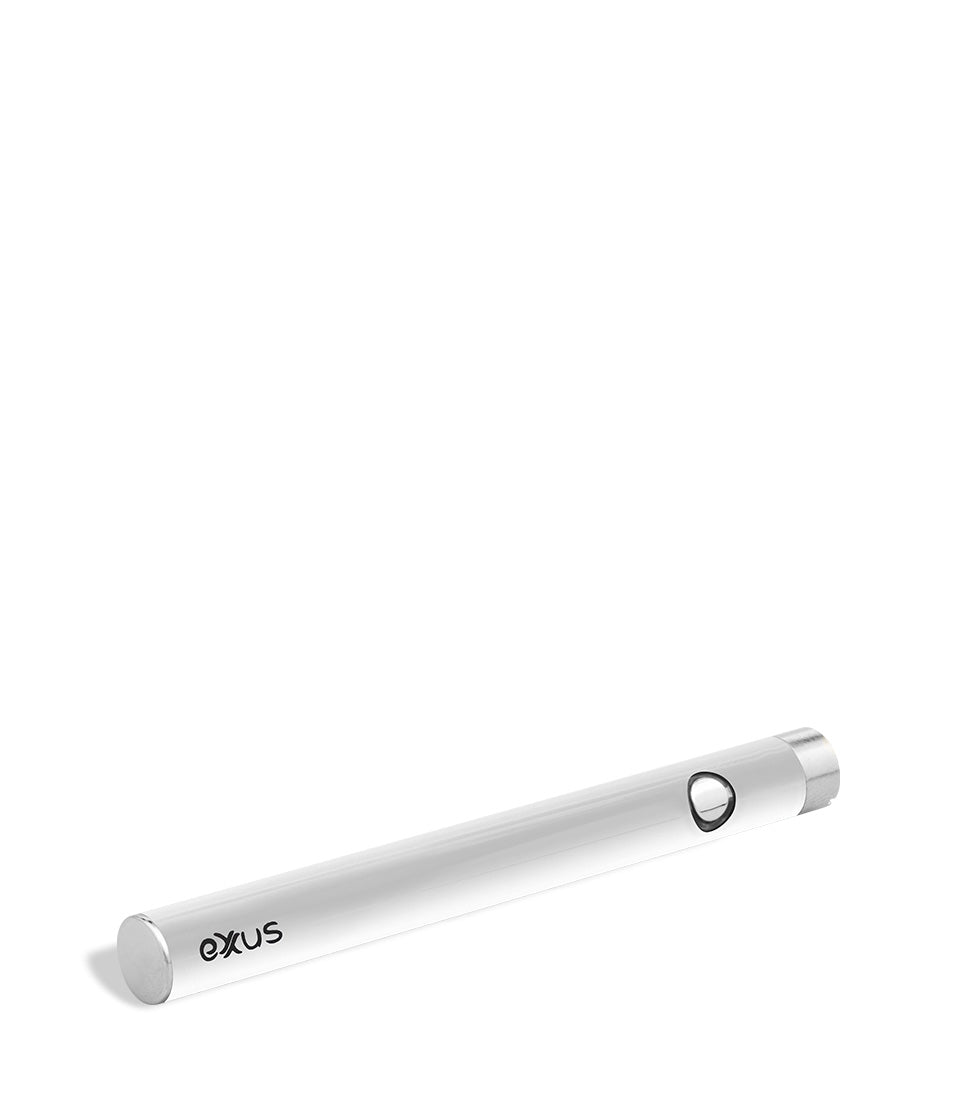 Pearl bottom view Exxus Vape Slim VV Cartridge Vaporizer on white background