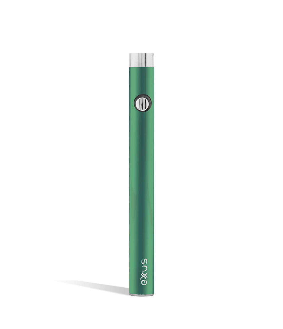 Cosmic Green front view Exxus Vape Slim VV Cartridge Vaporizer on white background