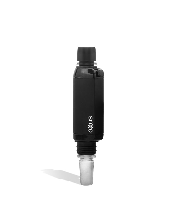 Black dab rig mode side view Exxus Vape VRS 3 in 1 Vaporizer on white background