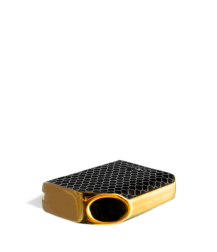 Black Gold top view Exxus Vape MiCare Cartridge Vaporizer on white background