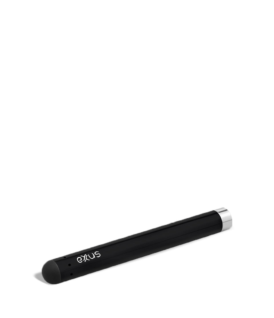 Black bottom view Exxus Vape Slim Auto Draw Cartridge Vaporizer on white background