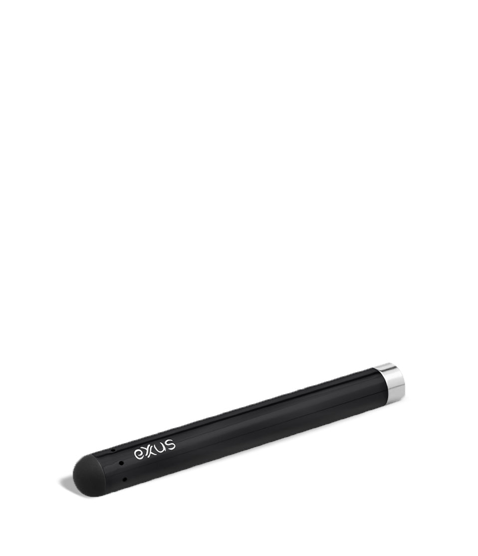 Cosmic Black bottom view Exxus Vape Slim Auto Draw Cartridge Vaporizer on white background