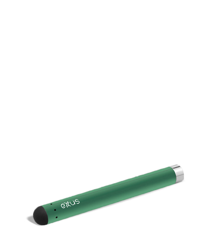 Cosmic Green bottom view Exxus Vape Slim Auto Draw Cartridge Vaporizer on white background