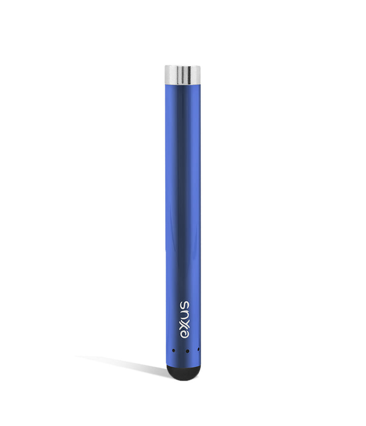 Cosmic Blue Exxus Vape Slim Auto Draw Cartridge Vaporizer on white background