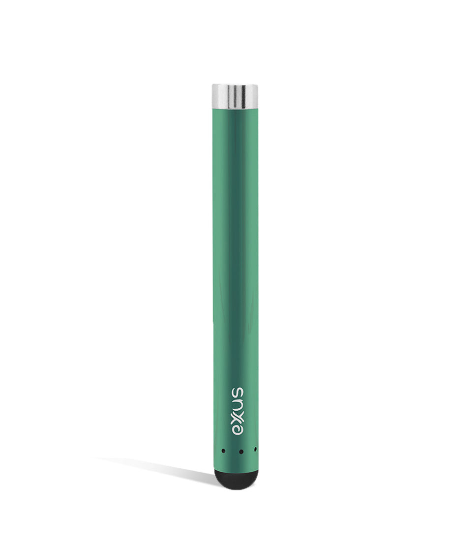 Cosmic Green Exxus Vape Slim Auto Draw Cartridge Vaporizer on white background