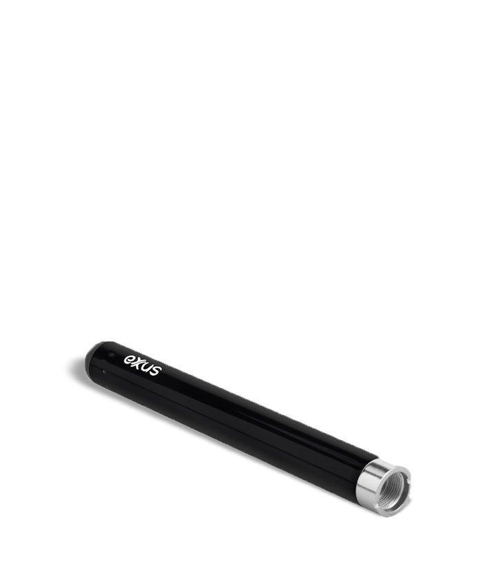 Black top view Exxus Vape Slim Auto Draw Cartridge Vaporizer on white background