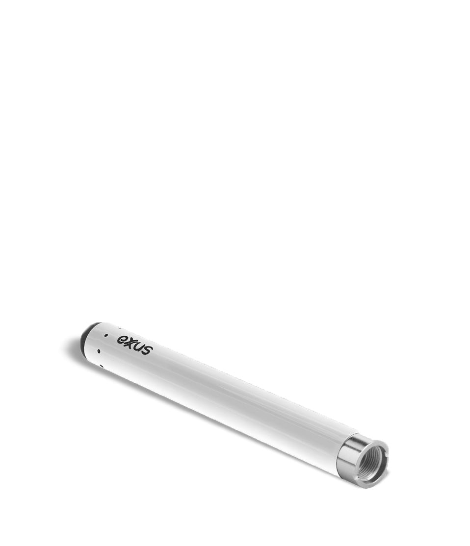 Pearl top view Exxus Vape Slim Auto Draw Cartridge Vaporizer on white background