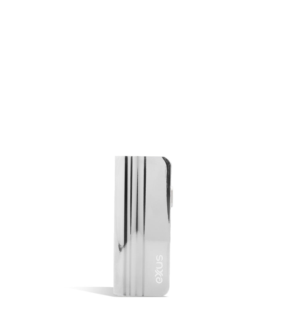 Silver Tech front view Exxus Vape Snap VV Mini Cartridge Vaporizer on white background