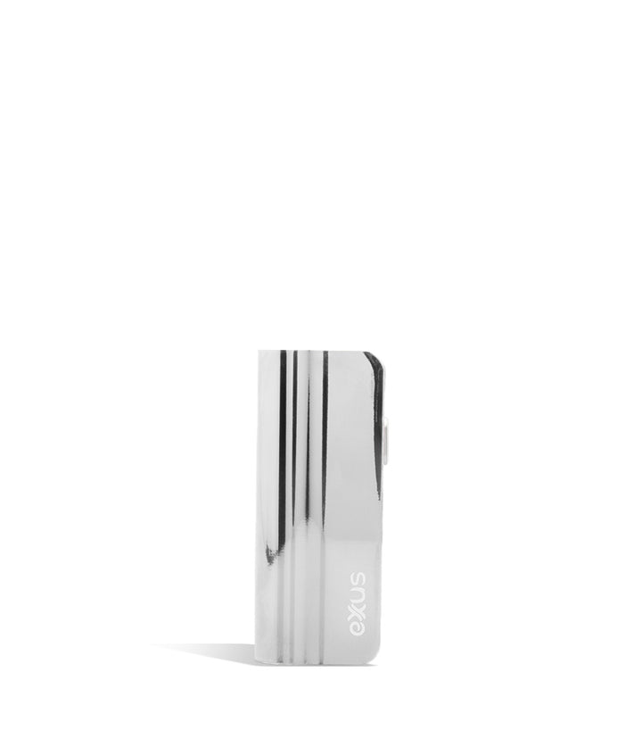 Silver Tech front view Exxus Vape Snap VV Mini Cartridge Vaporizer on white background