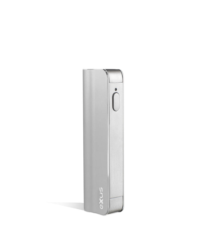 Silver Exxus Vape Snap VV Cartridge Vaporizer on white background