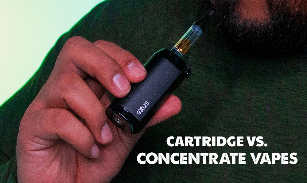 Cartridge VS. Concentrate Vapes: What’s The Difference?