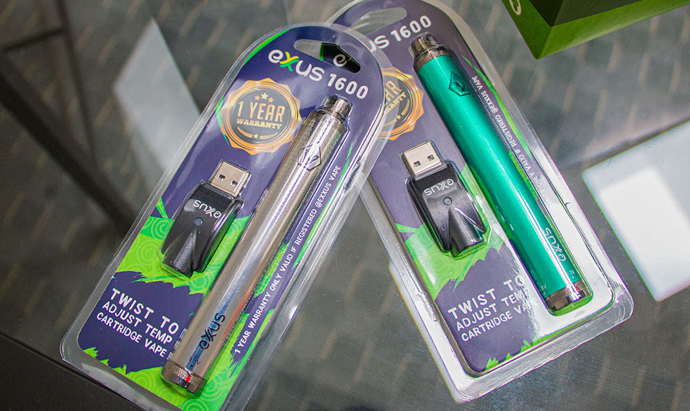 Exxus 510 thread batteries in their retail blister packs