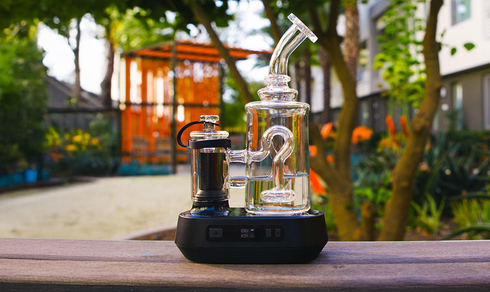 Exxus Go Plus standing at park table