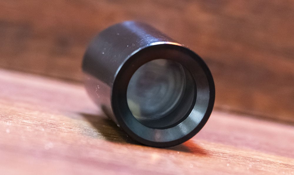 Exxus Go Plus Heating Chamber lying down for a closeup of the inside