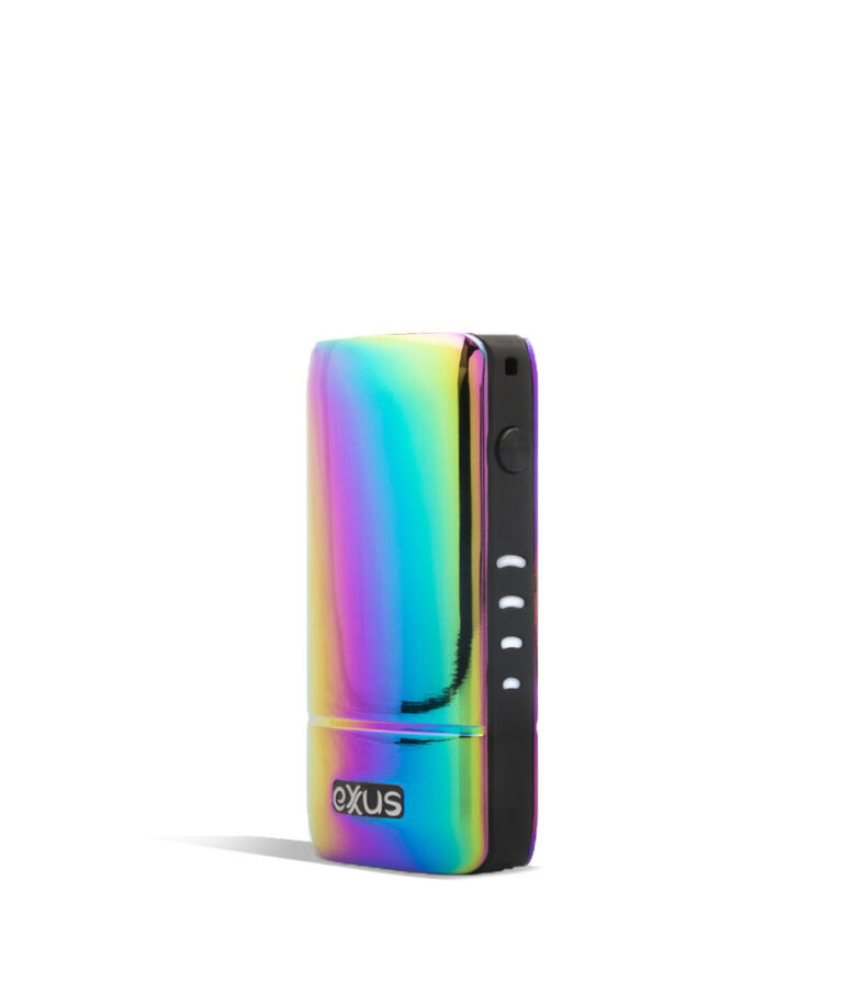 Full Color side view Exxus Vape Push 510 Thread Battery on white background