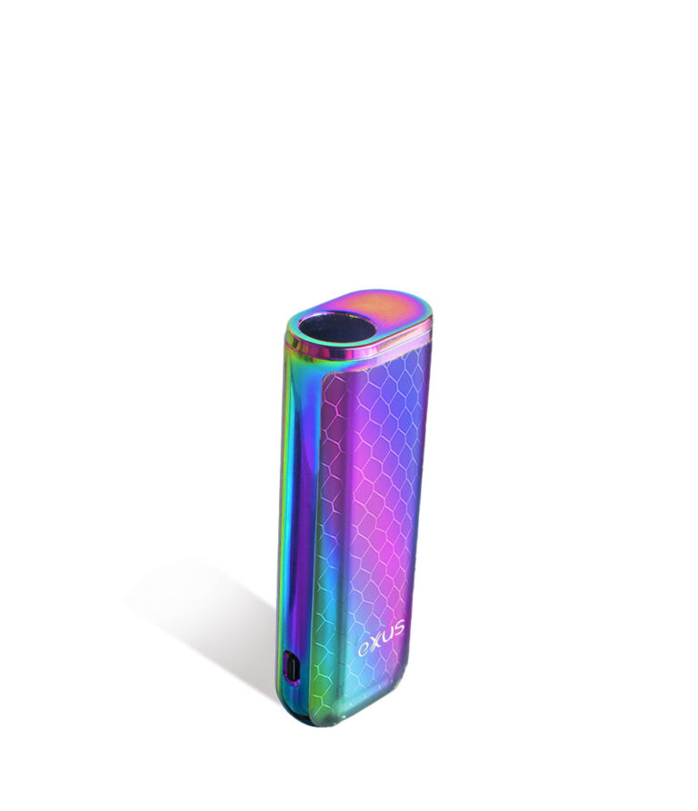 Full Color above view Exxus Vape MiNovo 510 Thread Battery on white background