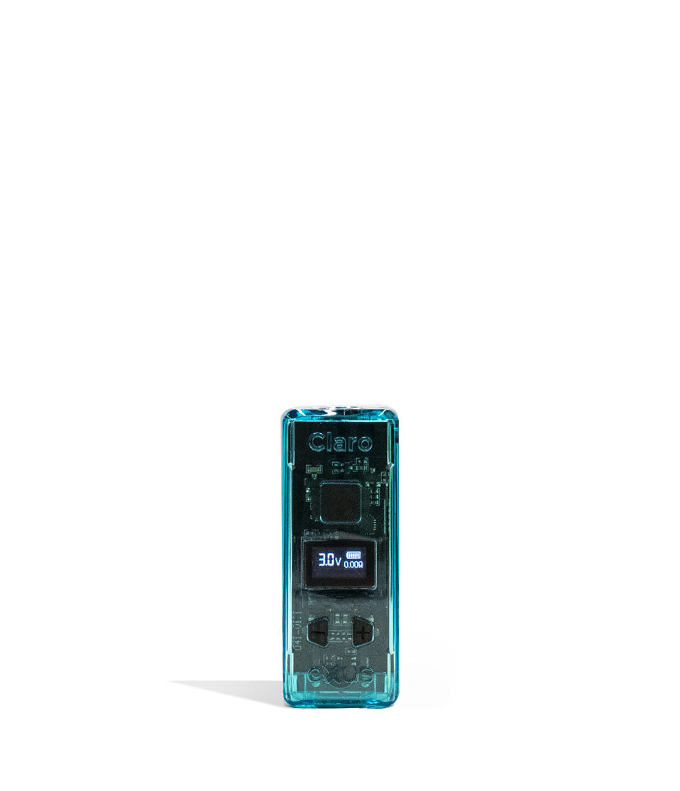 Exxus Vape Claro 510 Thread Battery Blue front view on white background