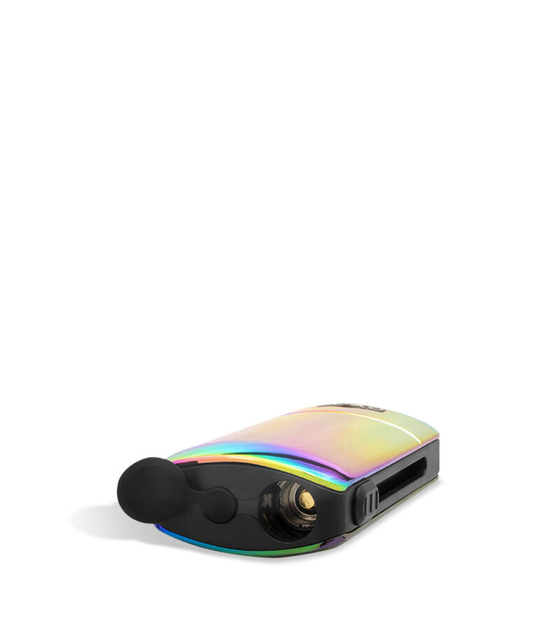 Full Color top view Exxus Vape Push 510 Thread Battery on white background