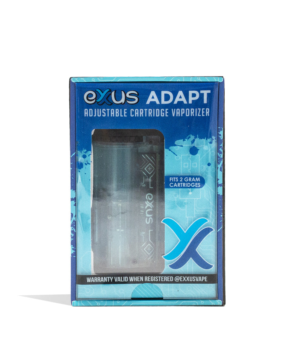 Blue Exxus Vape Adapt 510 Thread Battery Packaging Front View on White Background