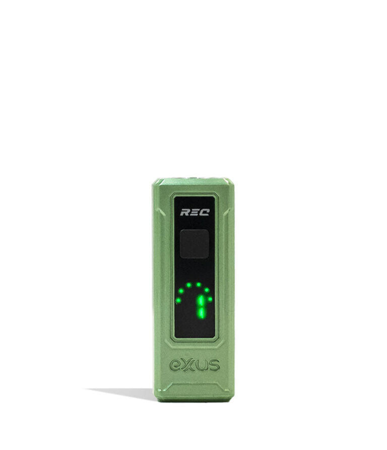Crypto Exxus Vape REC 510 Thread Battery Front View on White Background