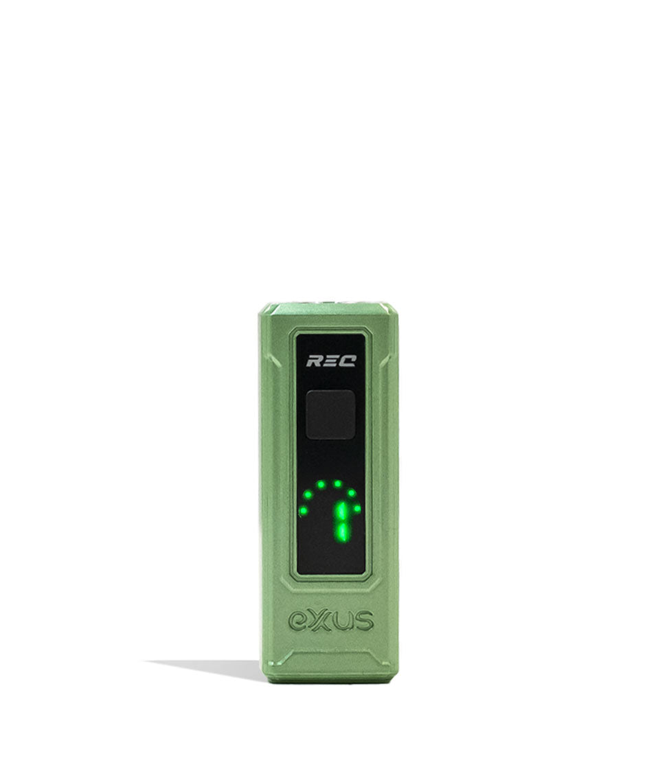 Crypto Exxus Vape REC 510 Thread Battery Front View on White Background