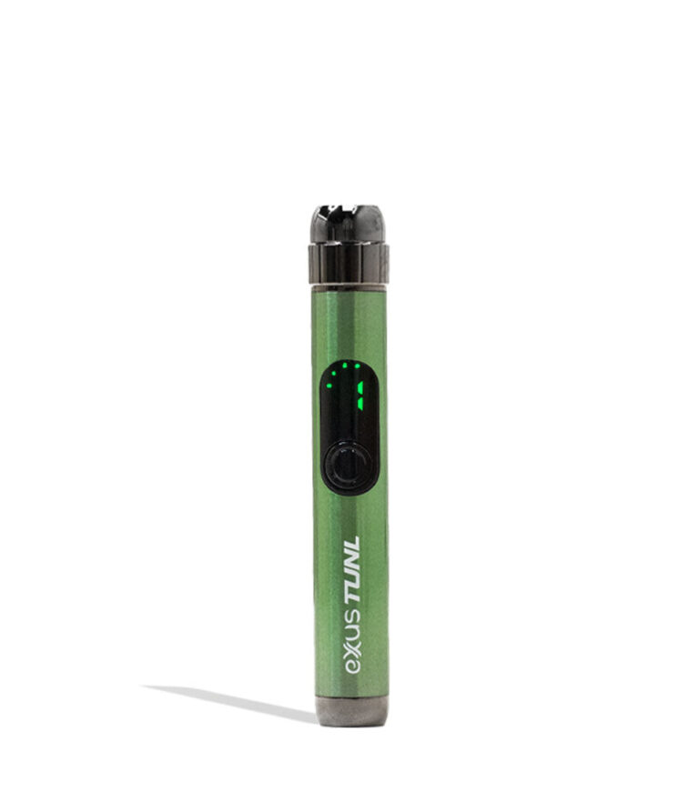 Crypto Exxus Vape TUNL 510 Thread Battery Front View on White Background