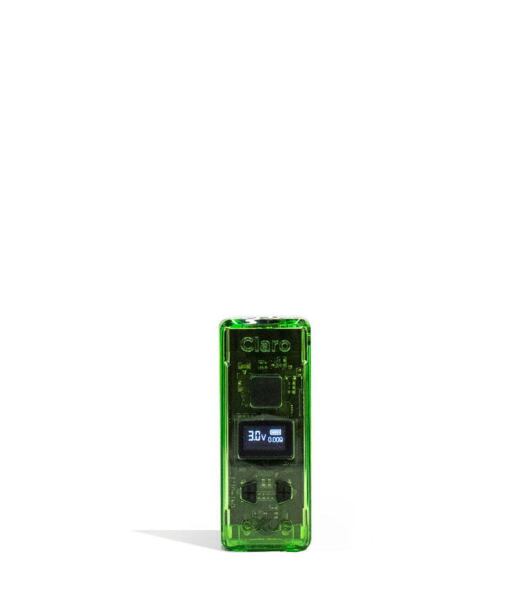 Exxus Vape Claro 510 Thread Battery Green front view on white background