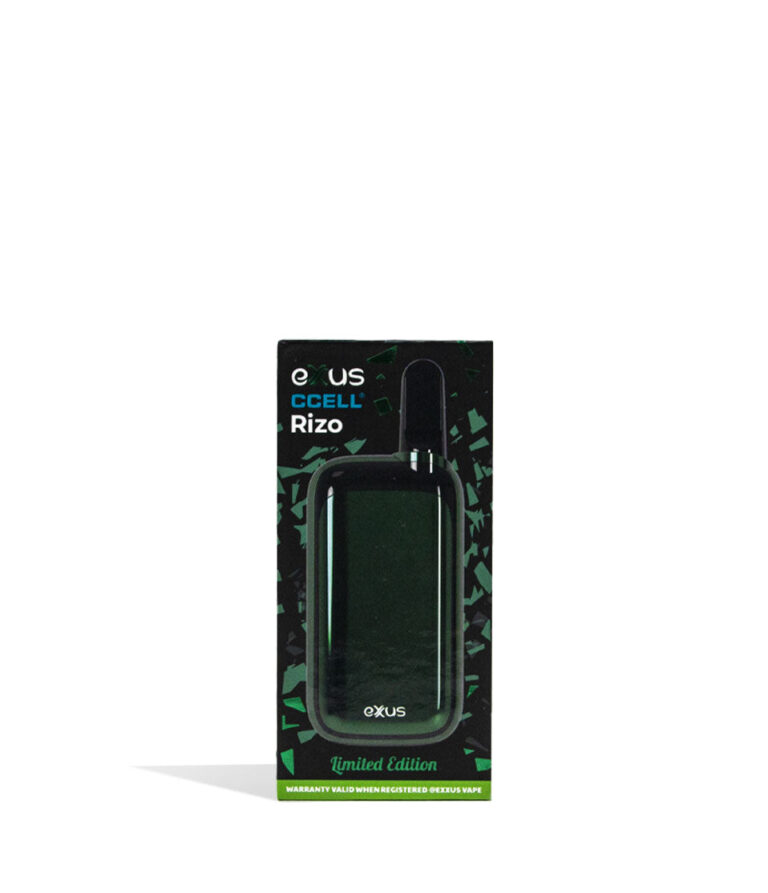 Crypto Exxus Vape Rizo 510 Thread Battery packaging on White Background