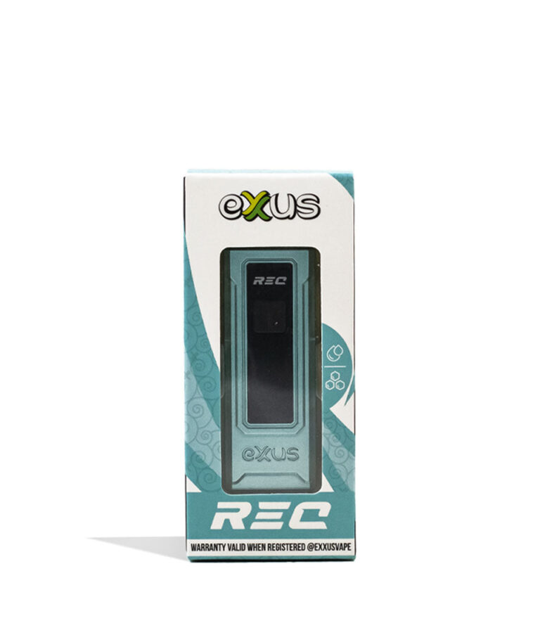 Glacier Exxus Vape REC 510 Thread Battery packaging on White Background
