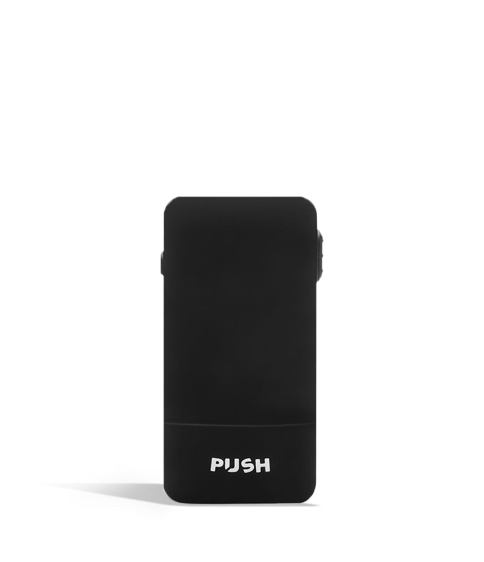 Black front view Exxus Vape Push 510 Thread Battery on white background