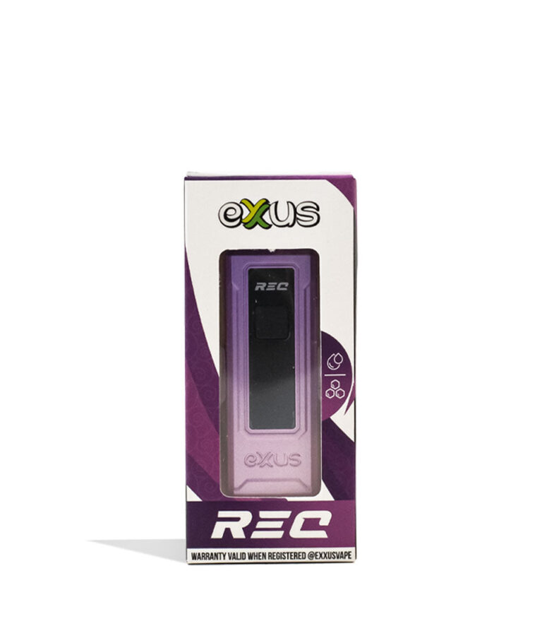 Nebula Exxus Vape REC 510 Thread Battery packaging on White Background